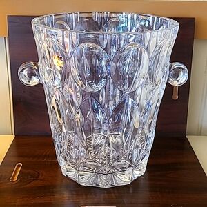 Heavy ACC Lead Crystal Ice Bucket